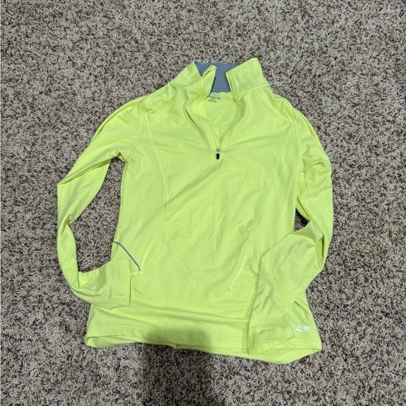 Champion Women's Yellow Long Sleeve Top - Picture 1 of 4